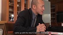 Japanese wife must repay her husband’s debt by fucking some mafia guys